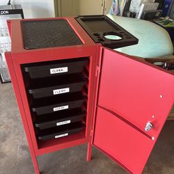 Modern Elements JLS-500 Metal Salon Trolley