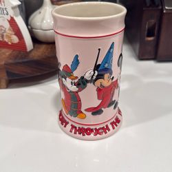 Vintage Mickey Mouse “Mickey Through The Years” Beer Stein