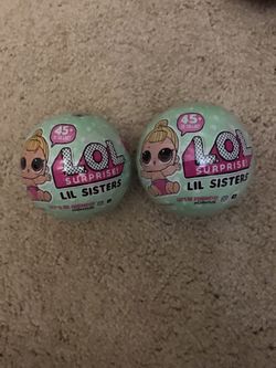 Lot of 2 lol surprise mystery dolls rare sold out wave 1 series 2