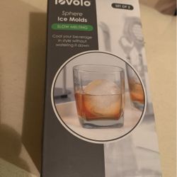 Tovolo Set Of  2 Sphee Ice Molds