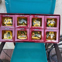 Collection Of Kirkland Antique Holiday Ornaments 