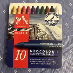 Caran Dache Watercolor Crayons Used