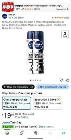 Spray Deodorant