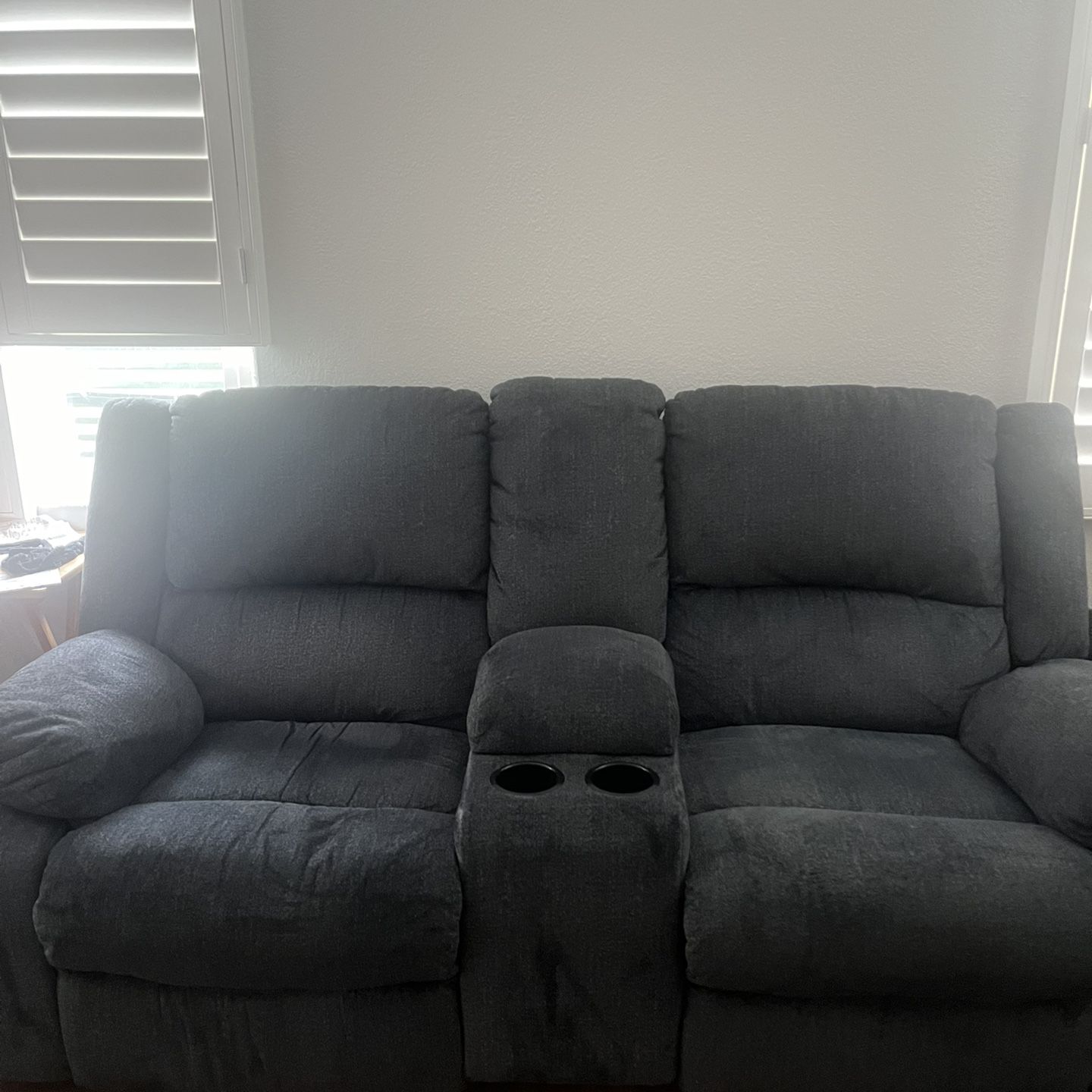 Two Love Seat Recliners For Sale 