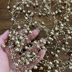 2 Gold Beads strands 