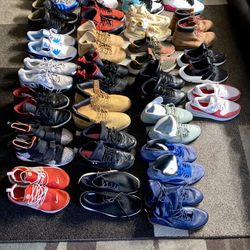 Nike Jordan’s Adidas Timberlands 