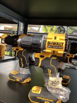 DEWALT 20V Atomic Brushless 1/2” Drill (Tool-Only) $80
