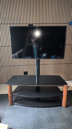 Glass TV Stand TV not included