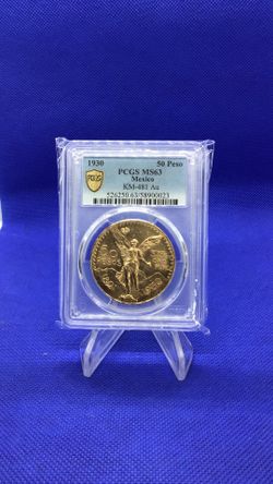 1930 Centenario Mexico 50 pesos gold coin