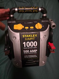 STANLEY J5C09 1000 Peak Amp Automotive Jump Starter, Portable Power