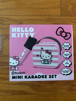 Licensed limited edition Hello Kitty Bluetooth Karaoke Speaker and Mic