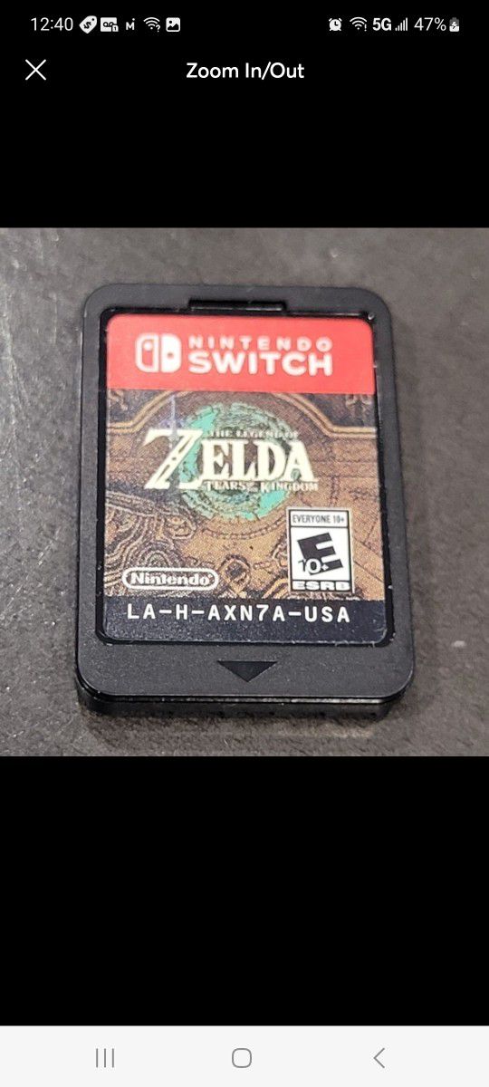 Nintendo Switch Zelda Tears Of The Kingdom 