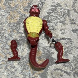 1985 He-man Masters Of The Universe Rattlor Action Figure For Parts  