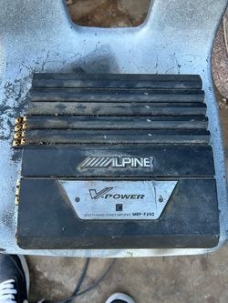 Alpine 4 channel amp