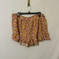 Wild Fable Floral High Waist Shorts - Multicolor