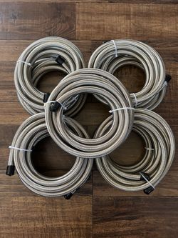 10ft 10AN Fuel Hose AN10
Universal Car Braided Stainless Steel CPE Oil Fuel Gas Line Hose
Silver Tone