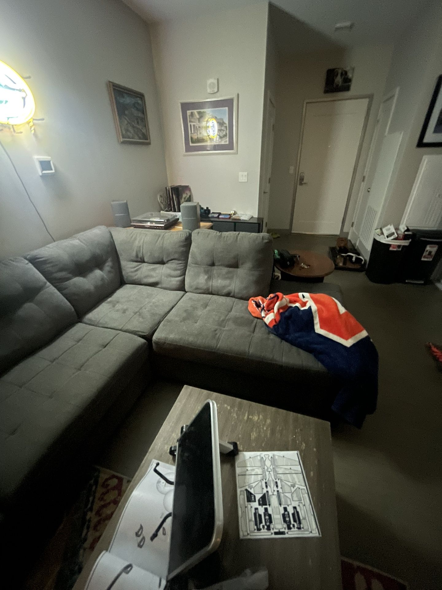 Grey Sectional Couch