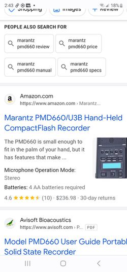 Marantz Professional Recorder PMD660 Thumbnail