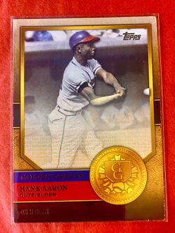 Hank Aaron 2012 Topps Golden Greats “Oh Henry!” Card