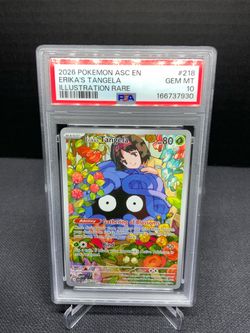 2026 Pokemon Ascended Heroes Erika's Tangela Illustration Rare PSA 10