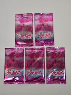 2026 McDonald’s Kpop Demon Hunters Saja Boys Meal Photocard Pack SEALED 5 Packs