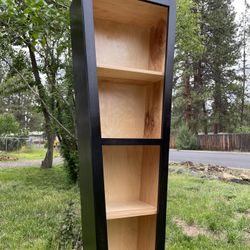 Custom Made 7 Foot Coffin Bookcase!