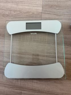 Taylor Digital Glass Bathroom Scale – 400 lb Capacity