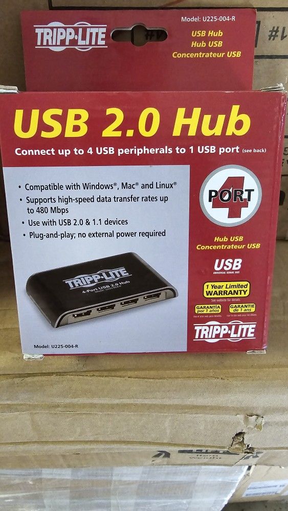 NEW USB 2.0 HUB 4 PORTS