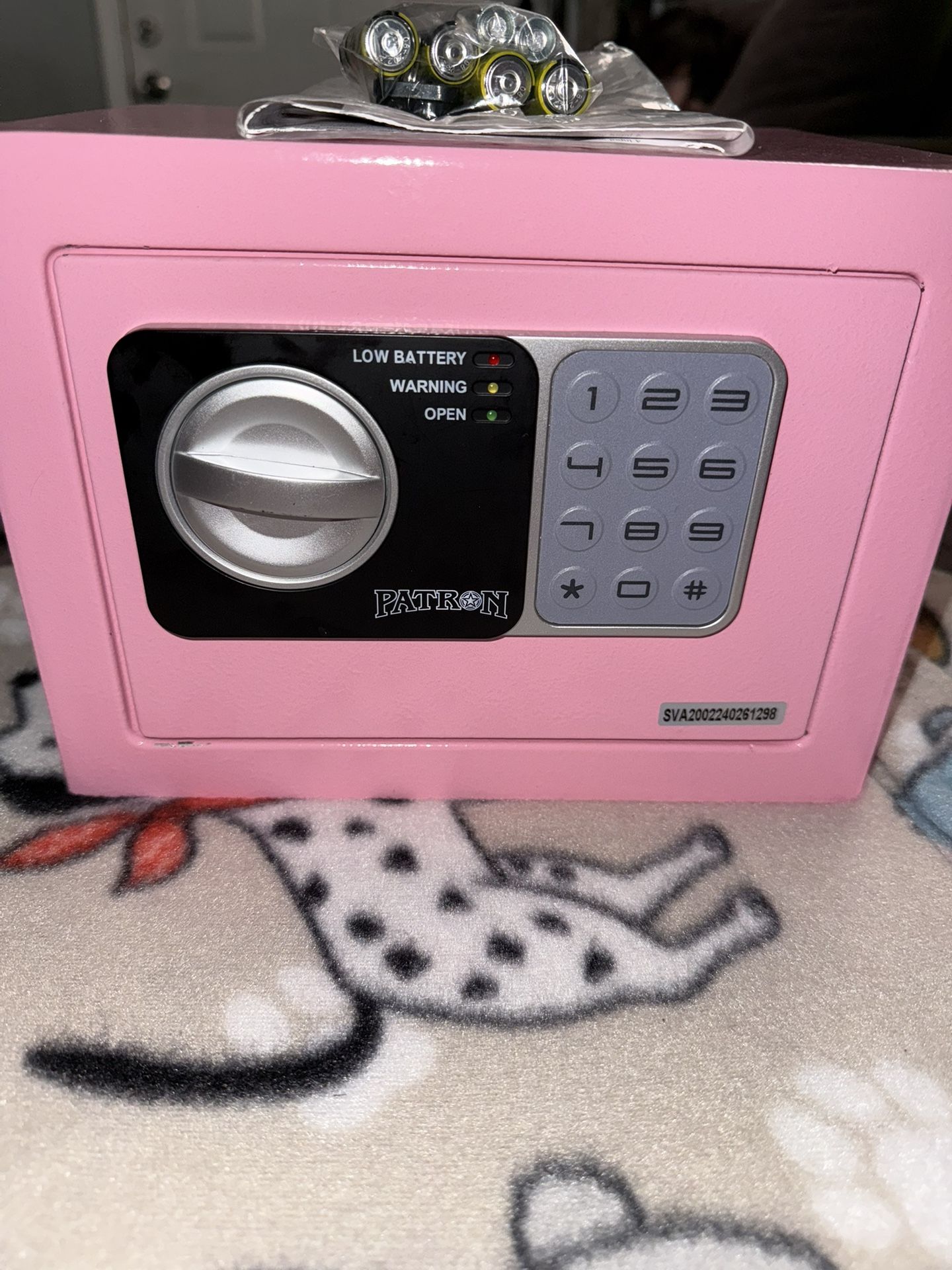 Small New Pink Safe Box $20