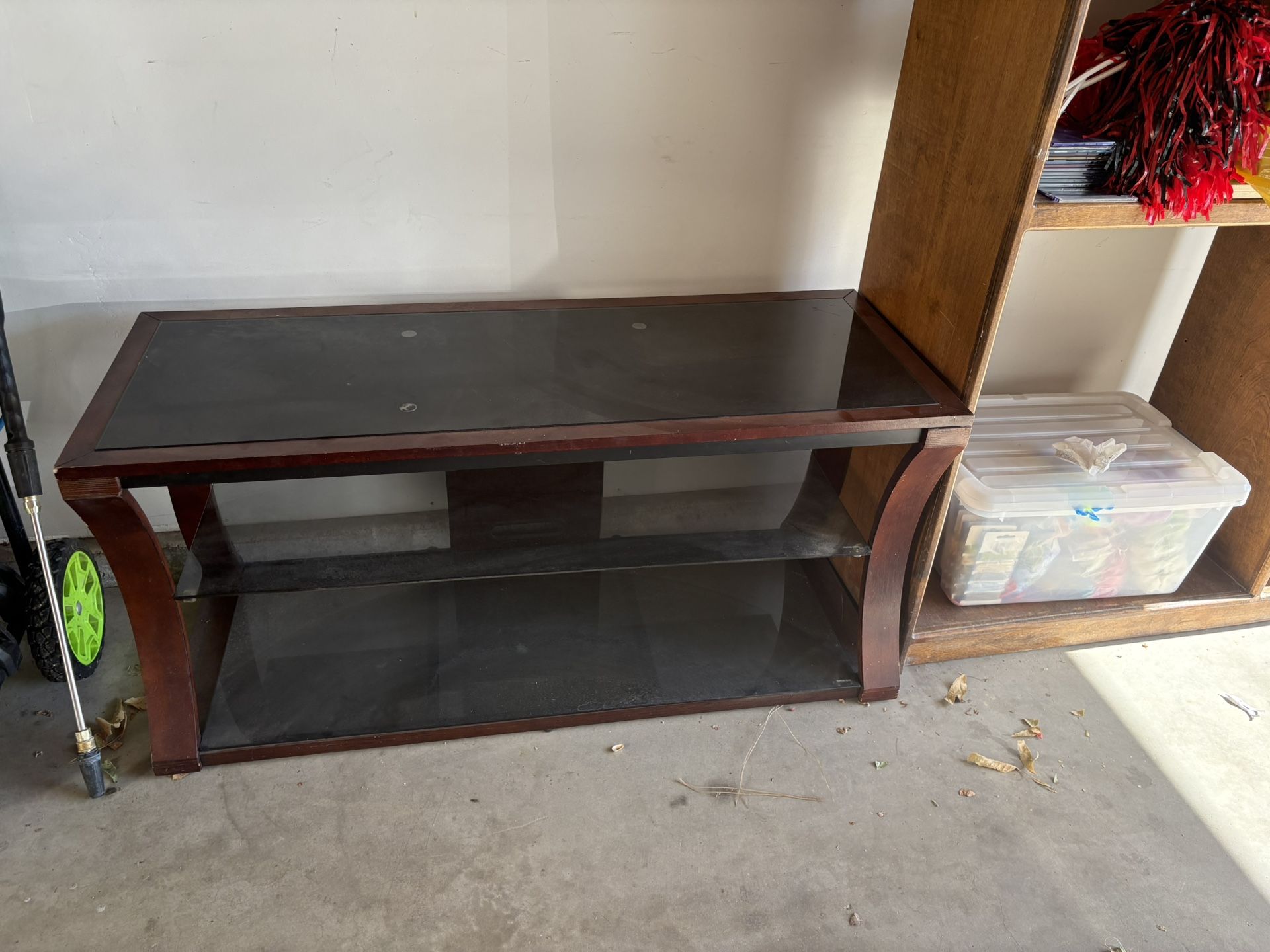 Glass tv Stand 