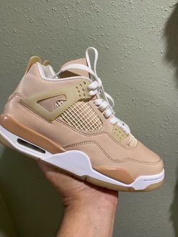 Nike Air Jordan 4 Shimmer Bronze Eclipse Orange Quartz (Women's) Size 8