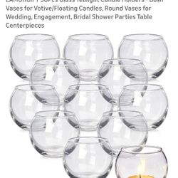 Votive /Floating Candle Round Vases