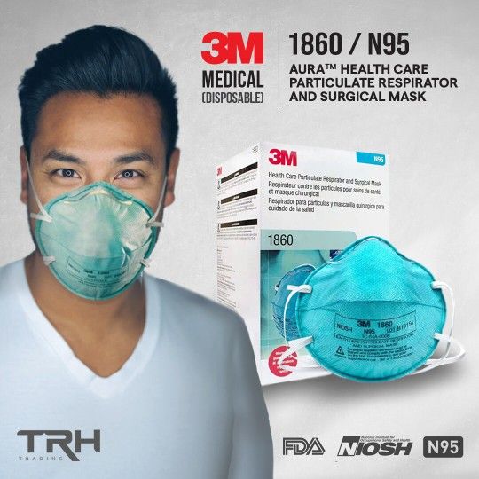 3M 1860 Particulate RESPIRATOR 20PK
