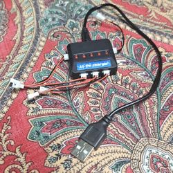 5 Port Parallel USB Multiple Charger for Li-Po Batteries