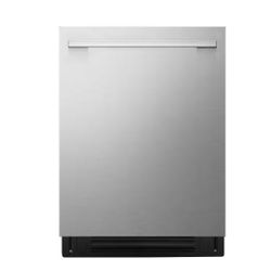 New LG 24 in. Top Control Smart Built-in Dishwasher in Stainless Steel with FlushFit Design and 1-Hour Wash and Dry