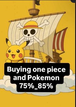 Pokemon and one piece Tcg singles buy/sell/trade