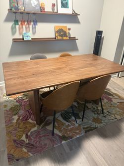 Mango Wood Dining Room Table
