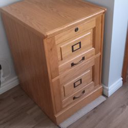 Oak Filing Cabinet- Legal Size