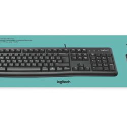 Sealed Logitech MK120 Keyboard Mouse 