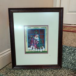 BETH CUMMINGS FOLK ART XMAS PRINT 