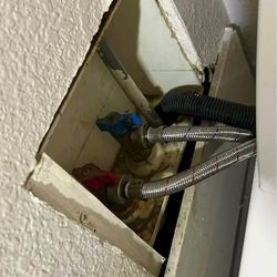 Washer shut off valve replacement