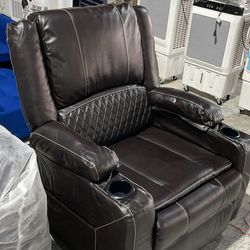 Oversize Manual Reclining Chair with 2-Tier Cushions