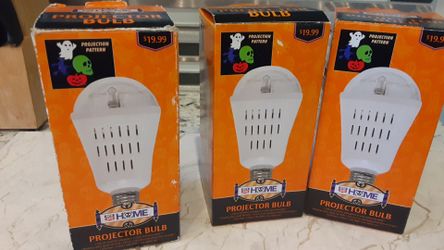 Halloween projector bulbs $2 EACH