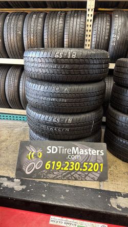 4 Michelin 265-65-18 tires