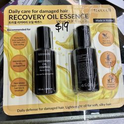 Treecell Recovery Oil Essence bottles designed for daily damaged hair care