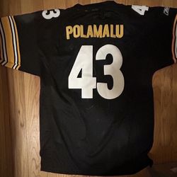 NEW Troy Polamalu Pittsburgh Steelers Jersey Size 50 Reebok On Field NFL.
