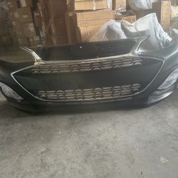 Complete Front Bumper Assembly With Grilles And Fog Light Kit For 2020 2021 Chevy Chevrolet Spark