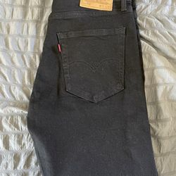 Levi’s 512 Slim Taper Jeans Black Size 33x30