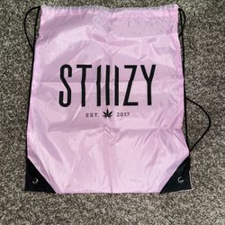 Stiiizy Drawstring Pink Bag