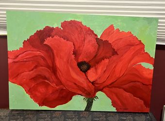 36” X 24” Hand Painted Art Piece